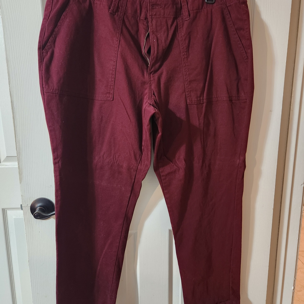St. John's Bay Women's Burgundy Trousers